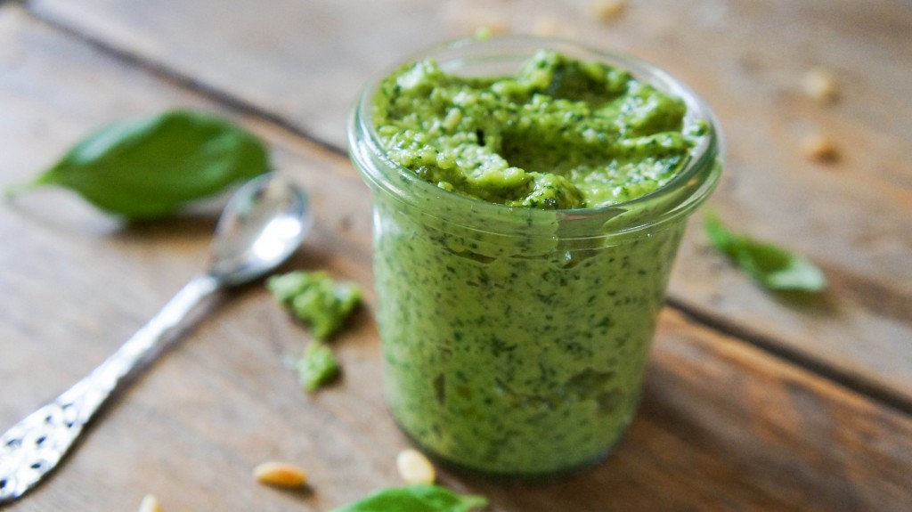 Groene pesto zonder poespas