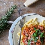 Italiaanse tonijn ragu met pasta