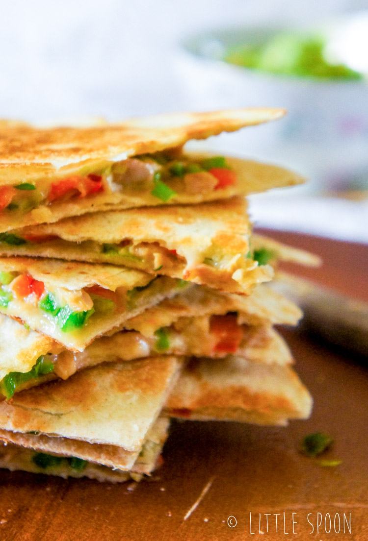 Quesadillas met guacamole