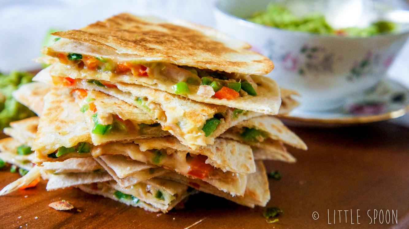 Quesadillas met guacamole