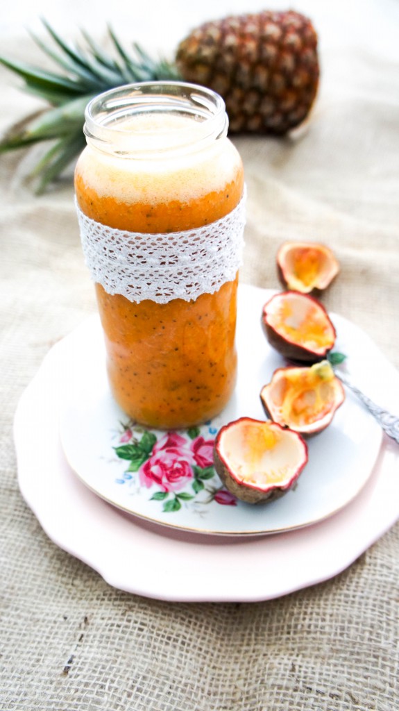 Tropische smoothie met extra vitamine C