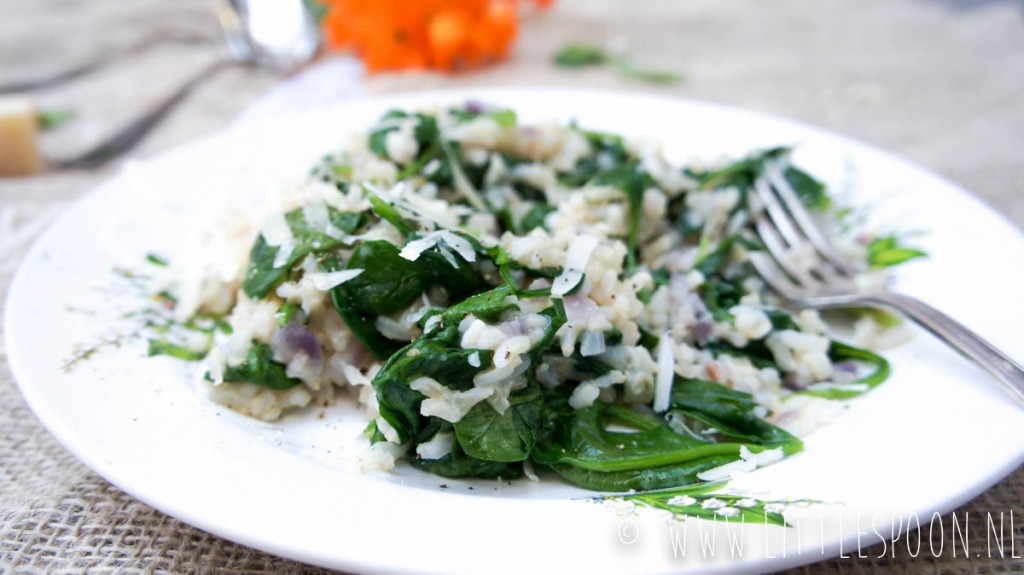 (Soort van) risotto van bruine rijst