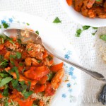 Kiptajine met abrikoos en couscous