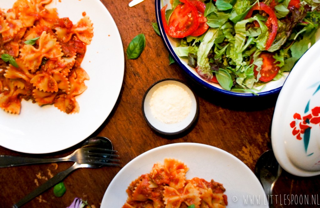 Pasta met gehaktsaus