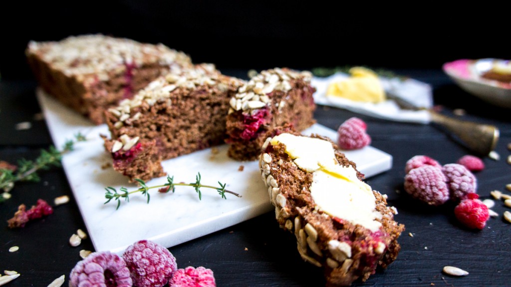 Chocoladekoek met framboosjes