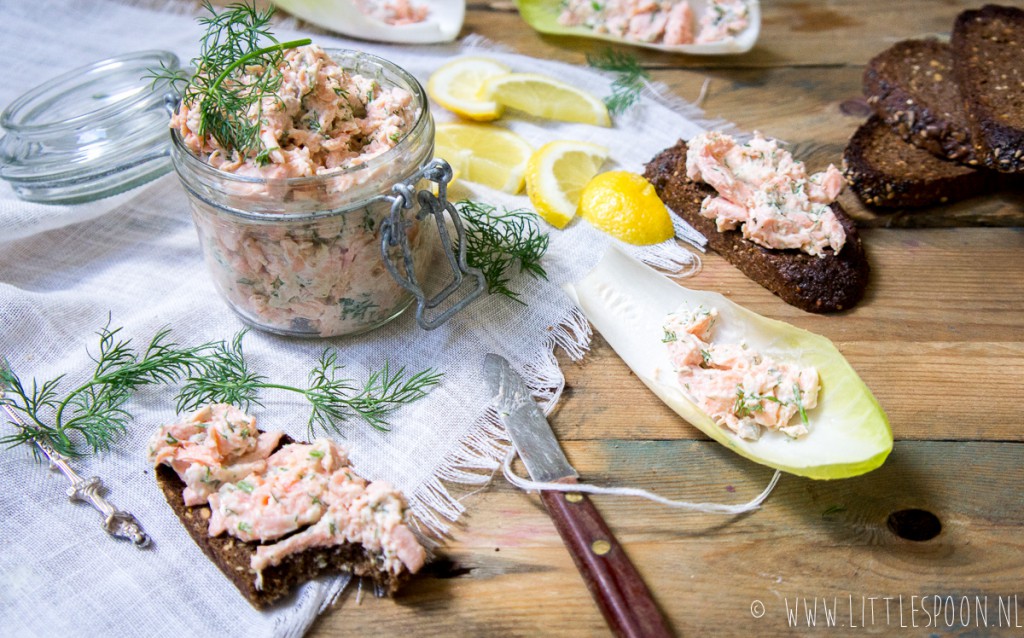 Zalmsalade met dille