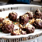 Chocoladebonbons met jodenkoeken