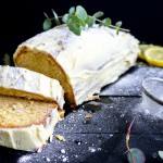 Citroencake met witte chocolade
