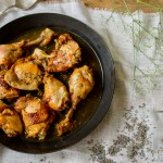 Kip gestoofd in Pastis met lavendel en honing