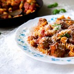 Pasta met polpettes (Italiaanse gehaktballetjes)