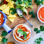 Makkelijk & snel: Mexicaanse tomatensoep met paprika