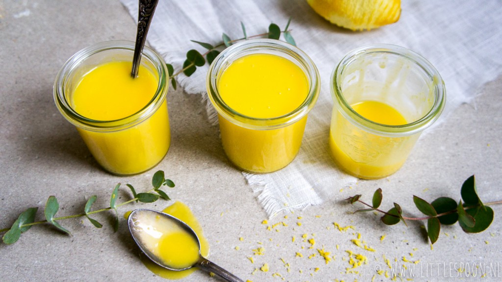 Zelfgemaakte lemon curd