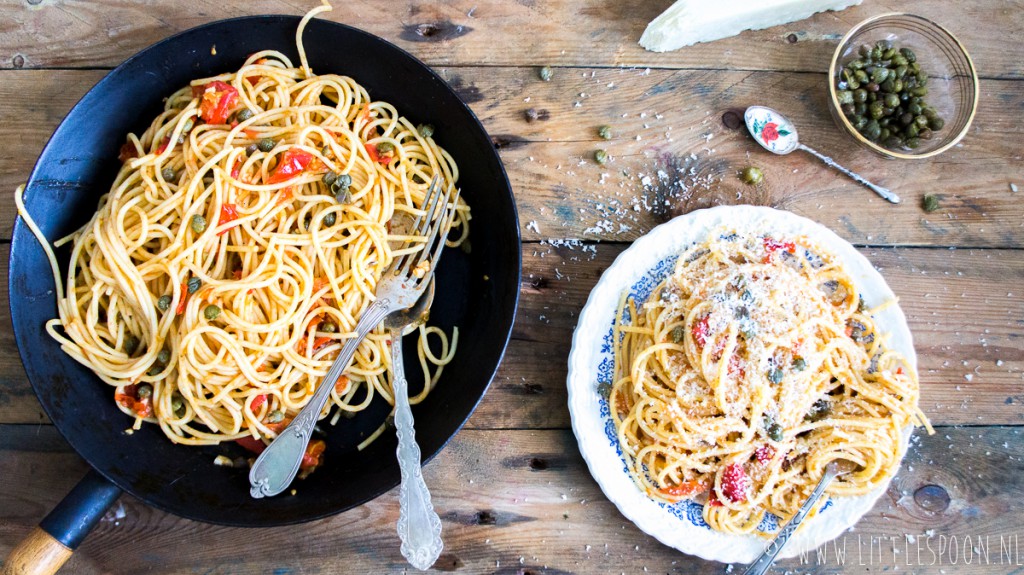 Makkelijk & snel: Pasta Puttanesca - Little Spoon