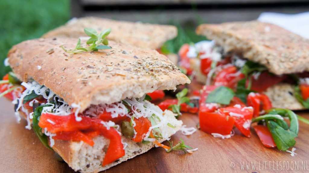 Picknickbrood // goed belegde foccacia