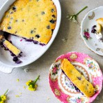 Yoghurtcake met blauwe bessen