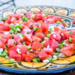 Super snelle Portugese tomatensalade