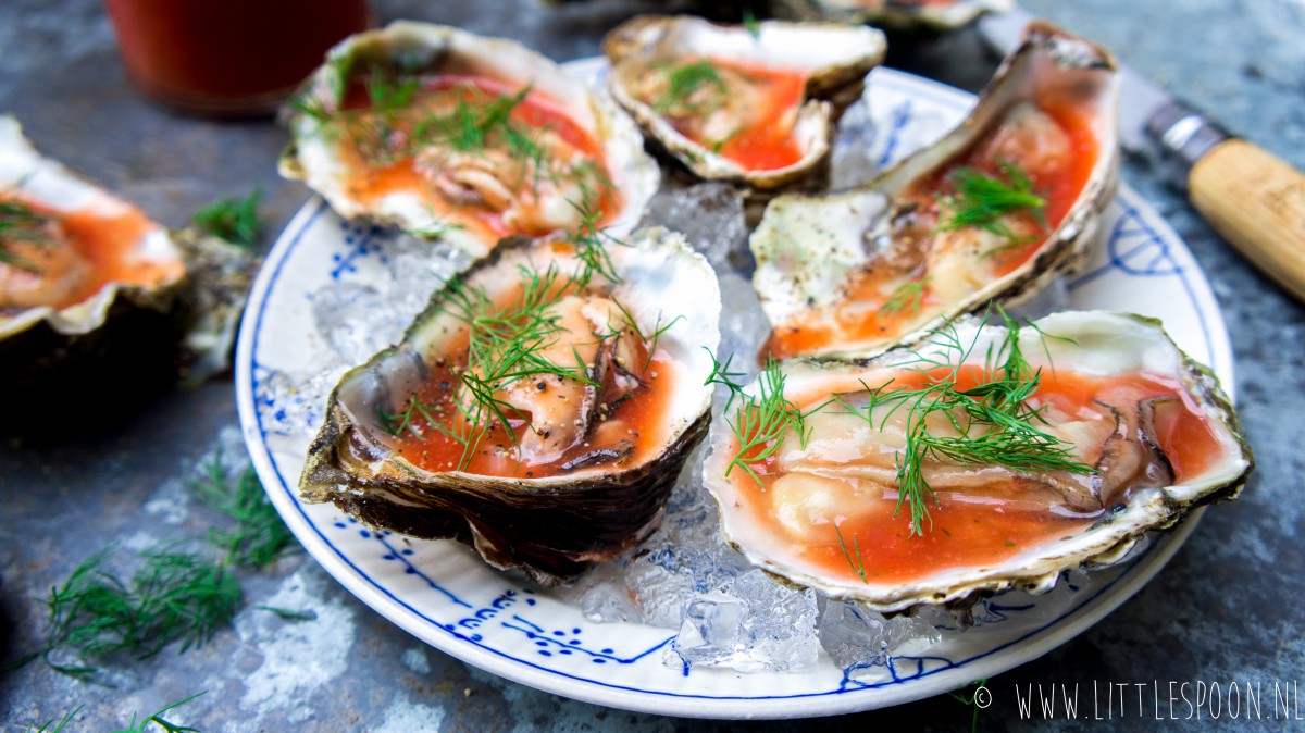 Bloody Mary oesters