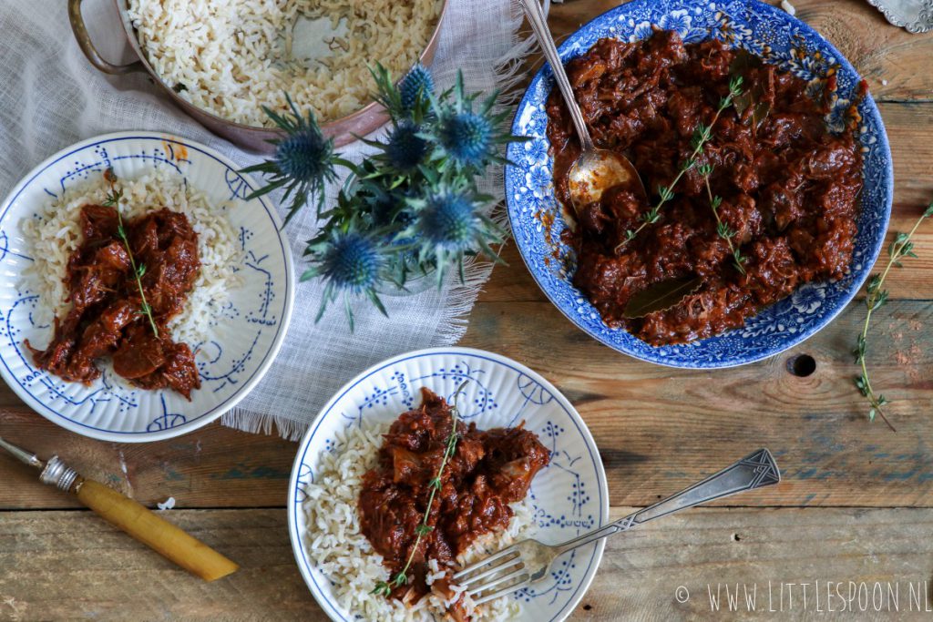 Boeuf Bourguignon met rijst