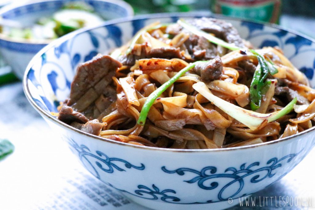 Beef Chow Fun // Chinese noodles met biefstuk