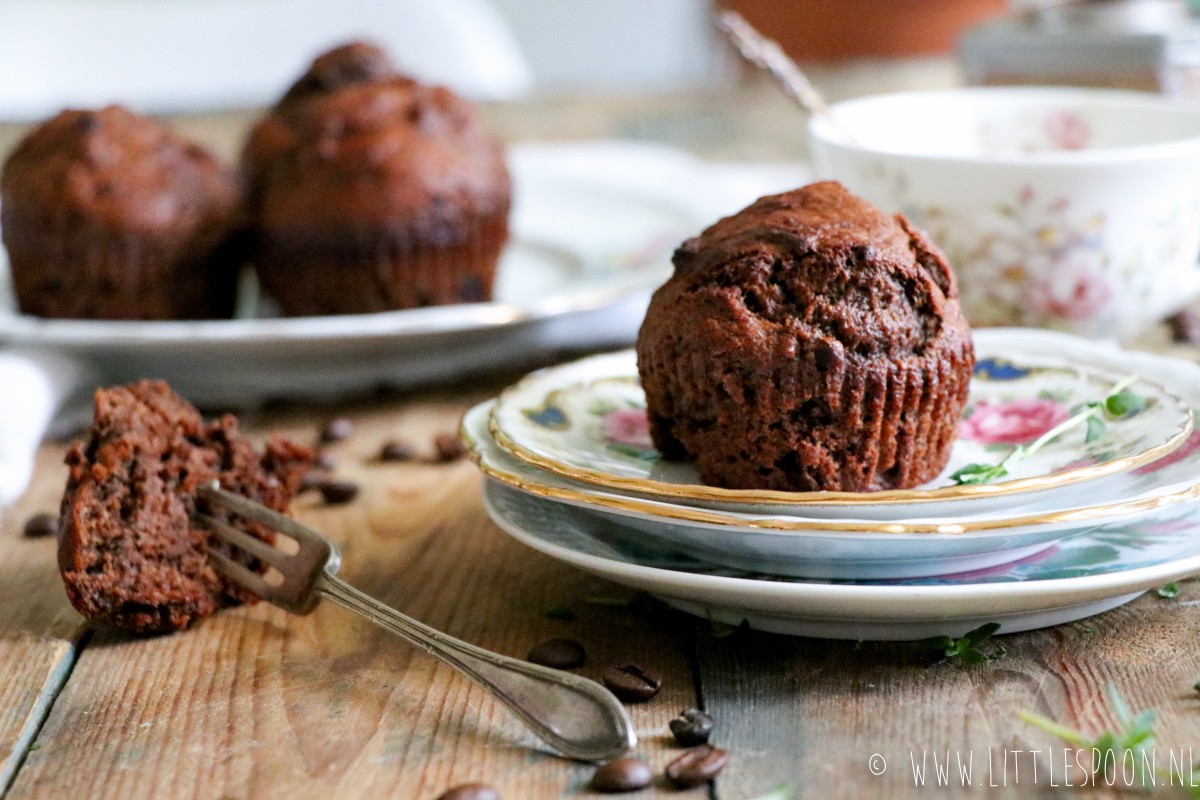 Gezonde koffiemuffins met dadels