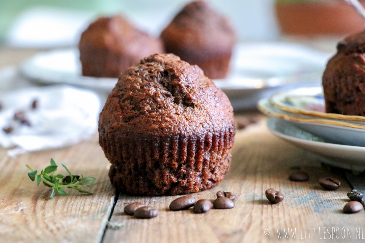 Gezonde koffiemuffins met dadels