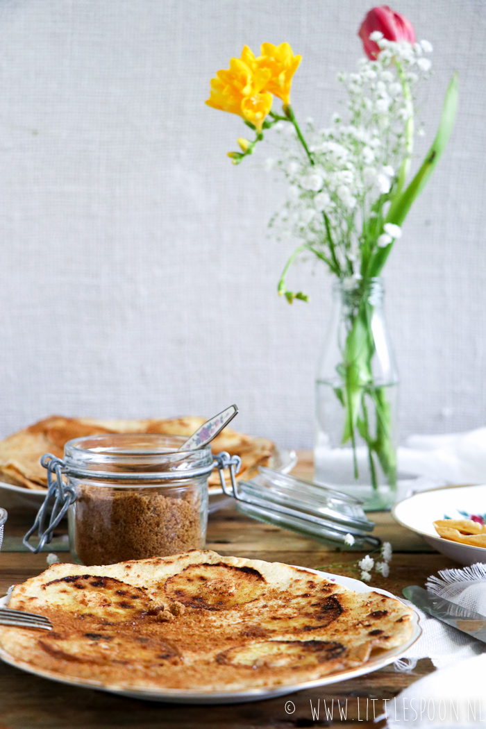 Speltpannenkoeken met appel