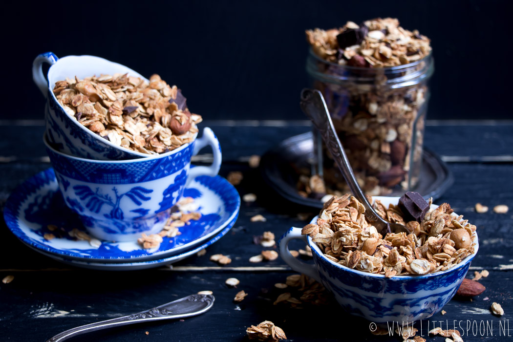 Koffie granola met vanille