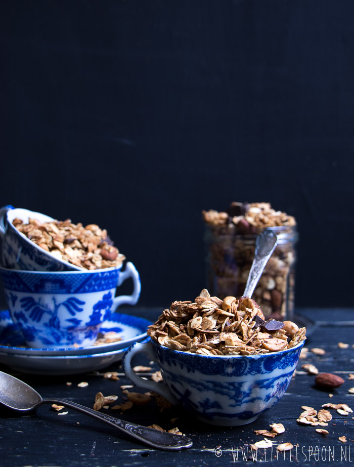 Koffie granola met vanille