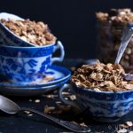 Koffie granola met vanille