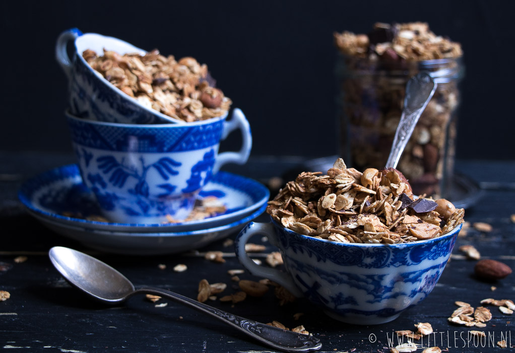 Koffie granola met vanille