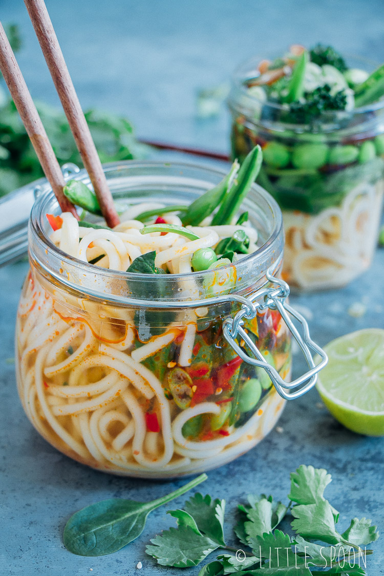 Makkelijke meeneemlunch // Zelfgemaakte instant noodles to go