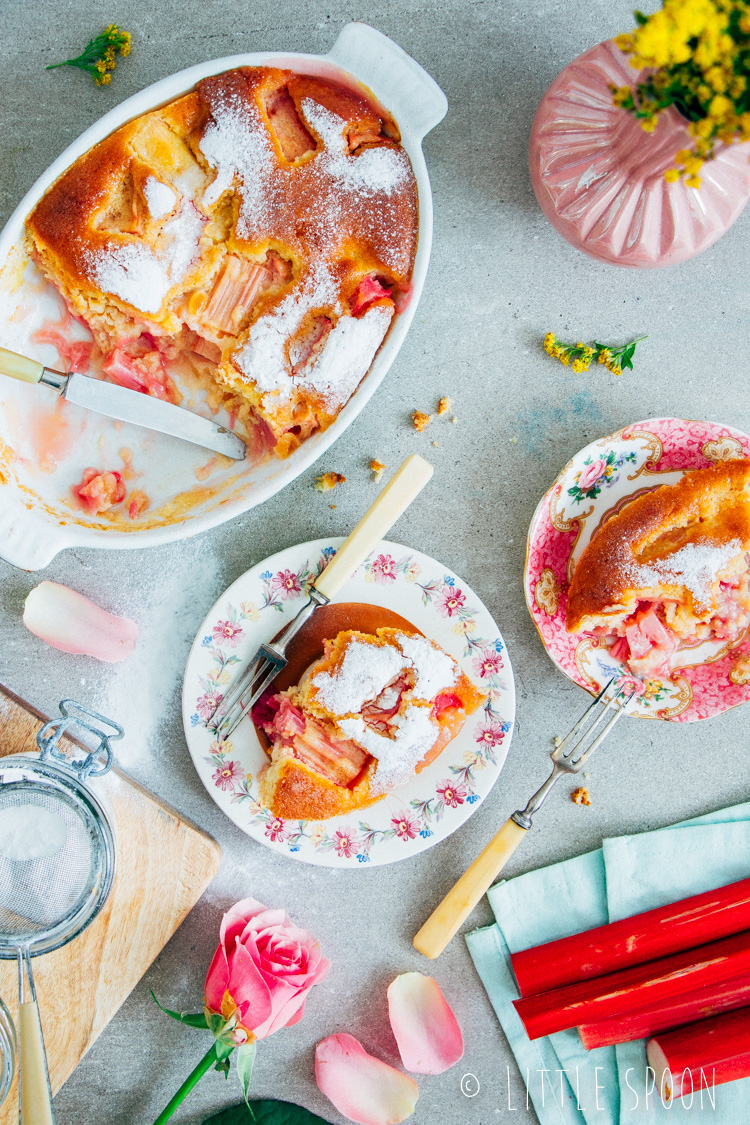 Rabarbercake met stemgember