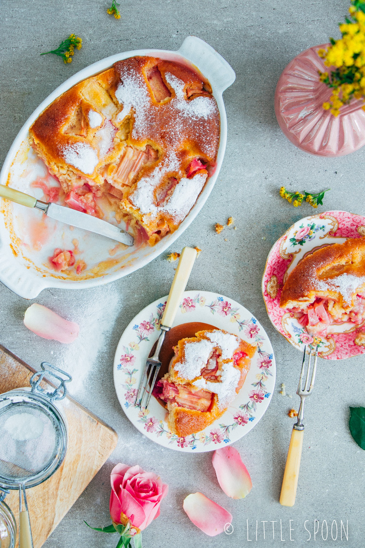 Rabarbercake met stemgember