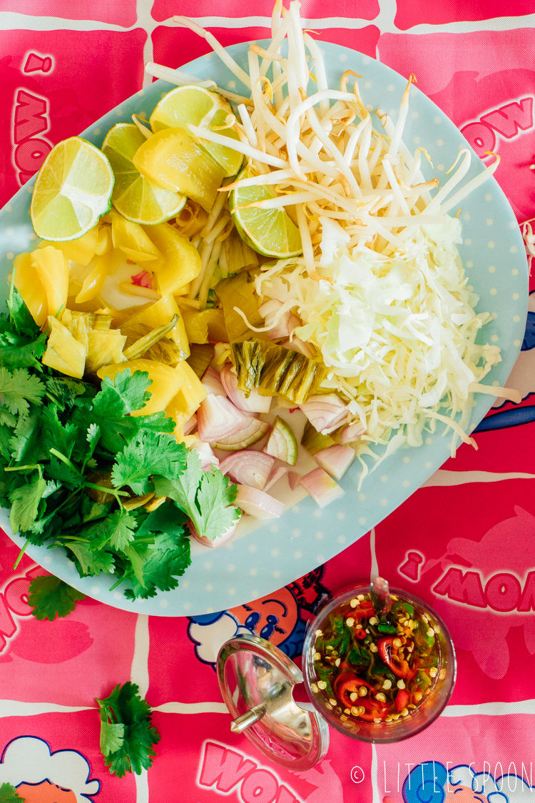 Khao soi // Thaise currysoep met noodles en kip