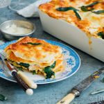 Lasagne met pompoen, ricotta, spinazie & salie